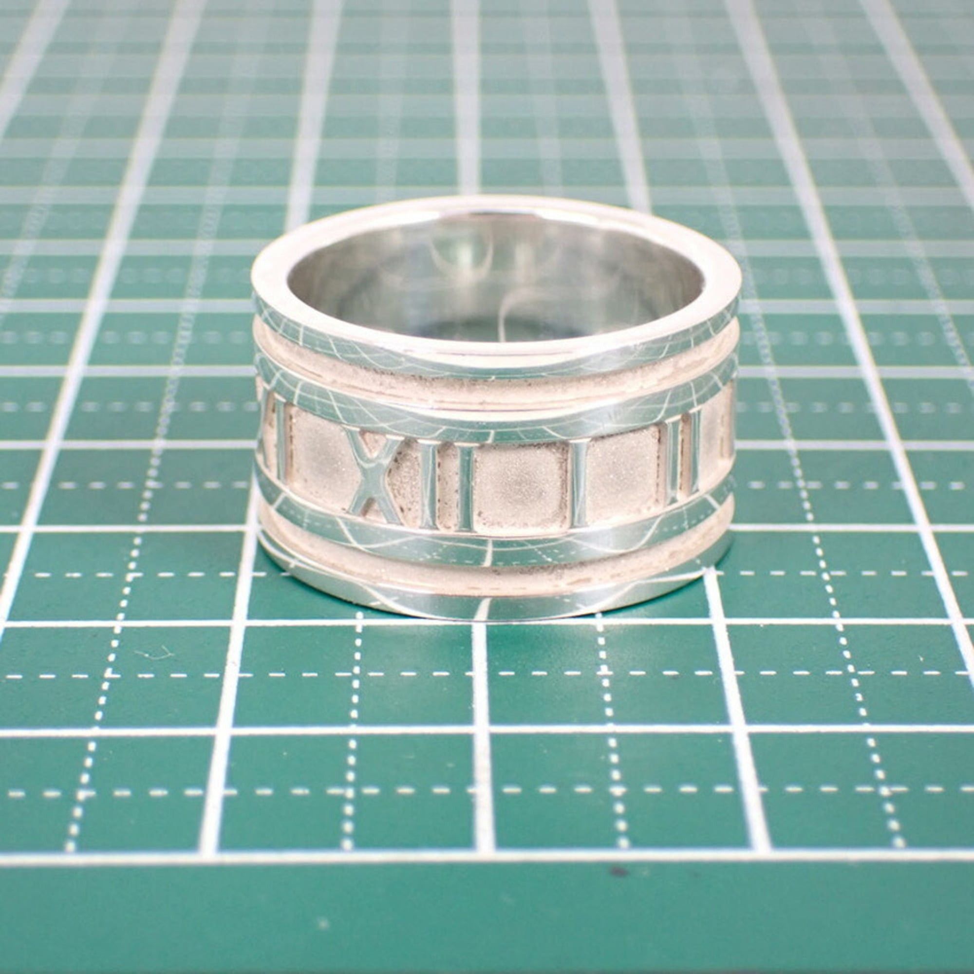 Tiffany & Co. TIFFANY & Co. 925 Atlas Wide Ring, Size 14 Size ONE SIZE - 11 Thumbnail