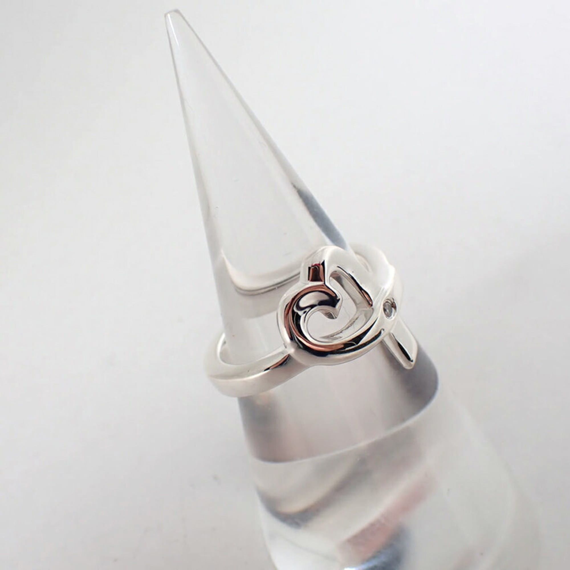 Tiffany & Co. TIFFANY & Co. 925 Loving Heart Diamond Ring, Size 10 Size ONE SIZE - 3 Thumbnail