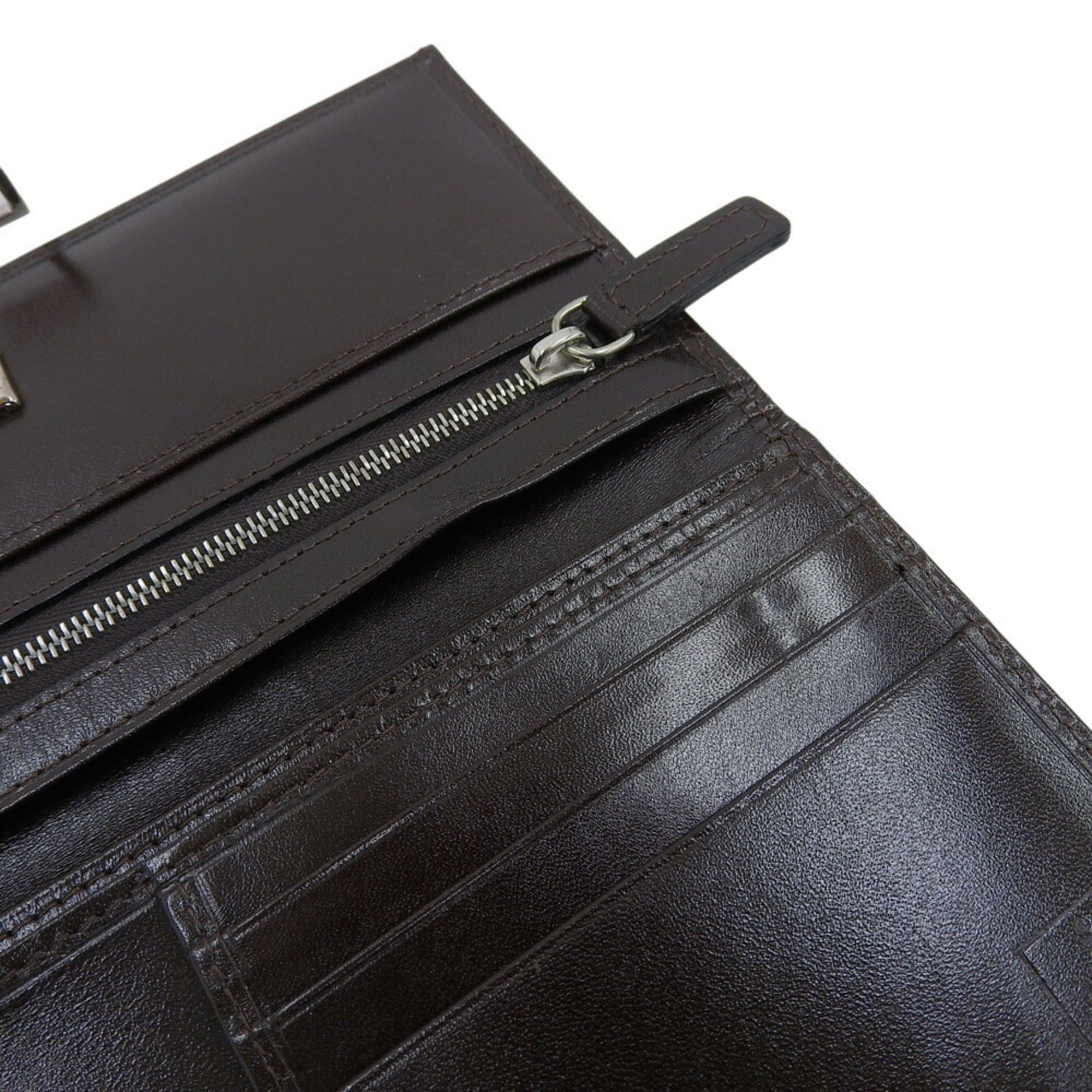 Fendi Fendi Zucca pattern long wallet 15827 canvas brown FF Size ONE SIZE - 9 Thumbnail