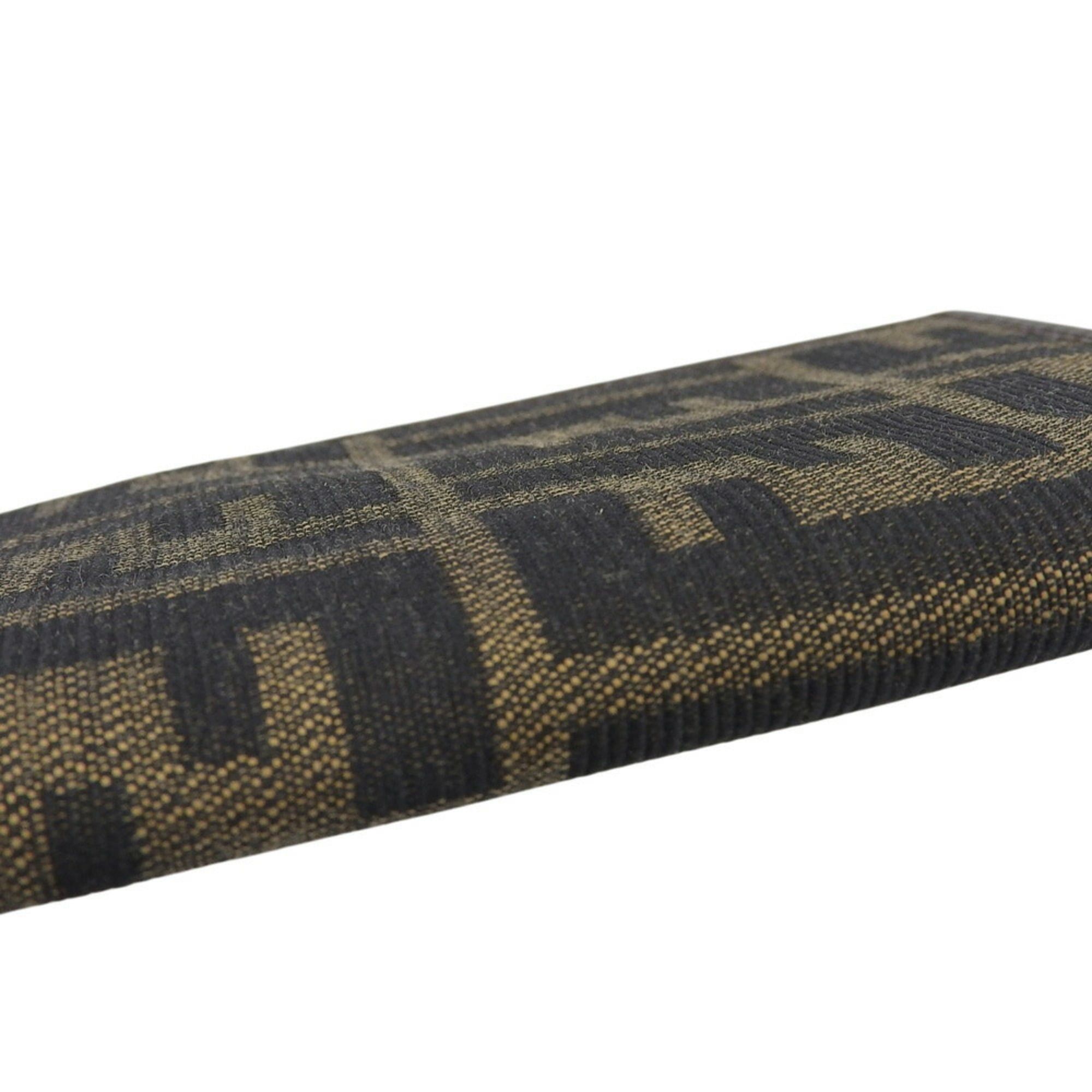 Fendi Fendi Zucca pattern long wallet 15827 canvas brown FF Size ONE SIZE - 7 Thumbnail