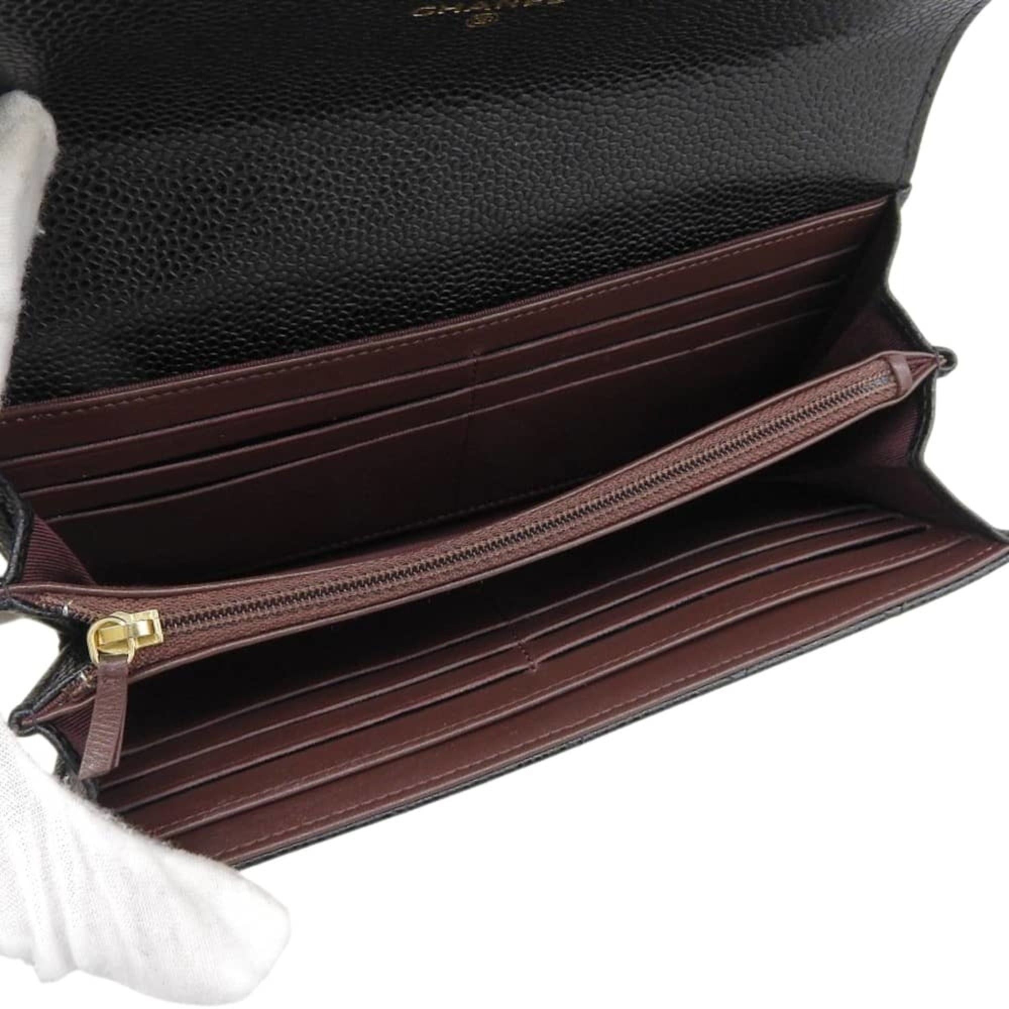 Chanel Chanel Matelassé Long Flap Wallet A80758 (Long Wallet) Size ONE SIZE - 3 Thumbnail