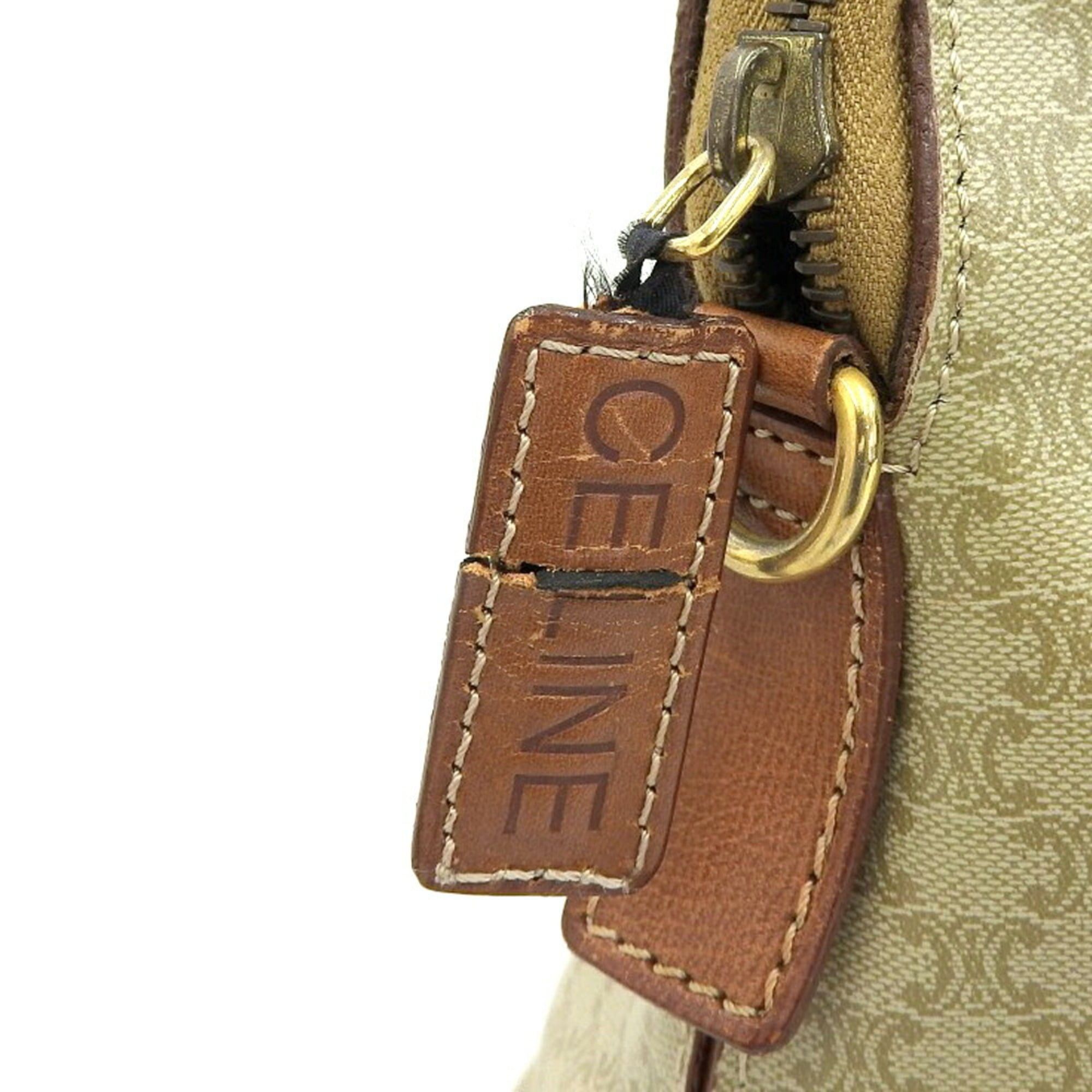 Celine Celine Macadam pattern Bolide-style handbag M95 Beige x Brown Size ONE SIZE - 5 Thumbnail