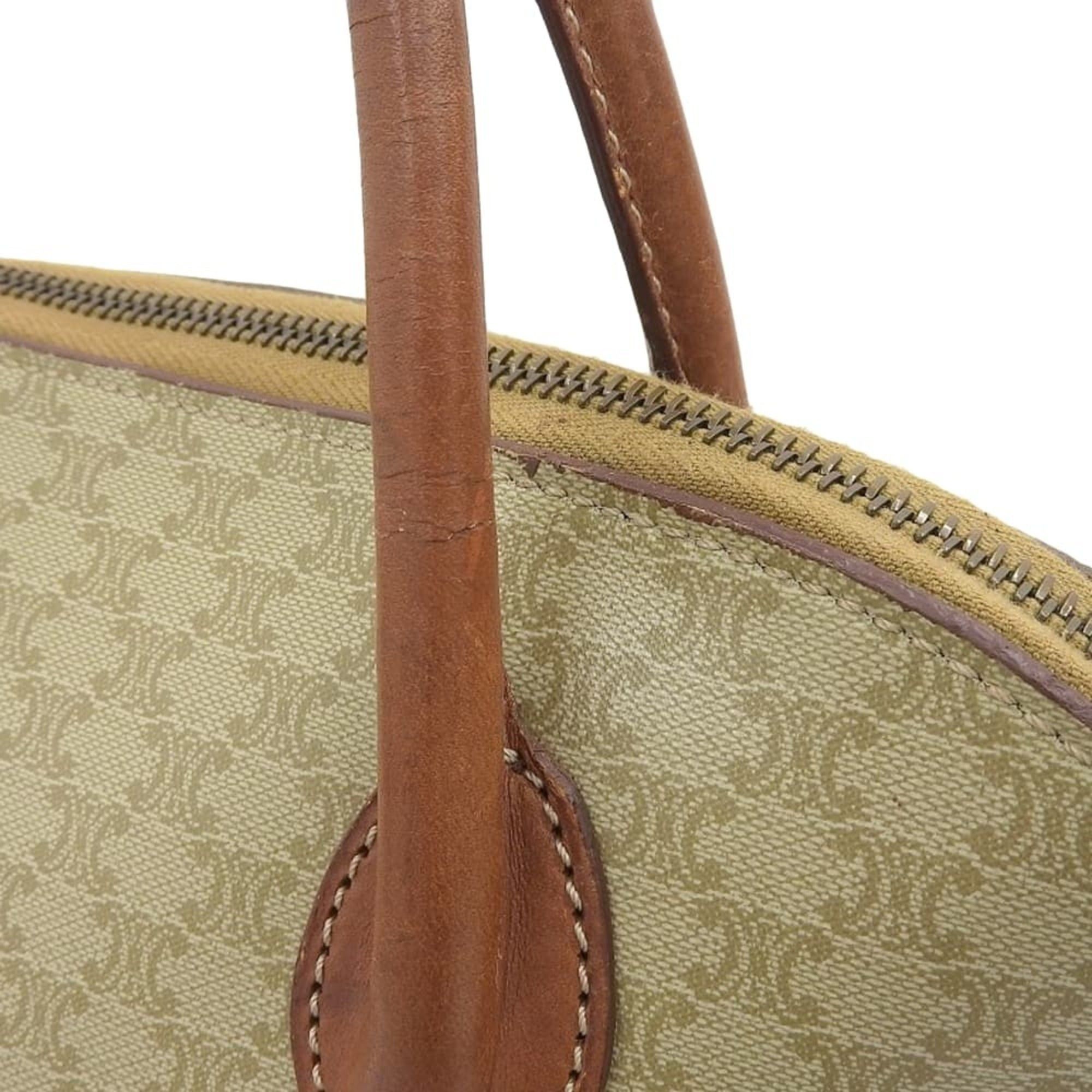 Celine Celine Macadam pattern Bolide-style handbag M95 Beige x Brown Size ONE SIZE - 8 Thumbnail
