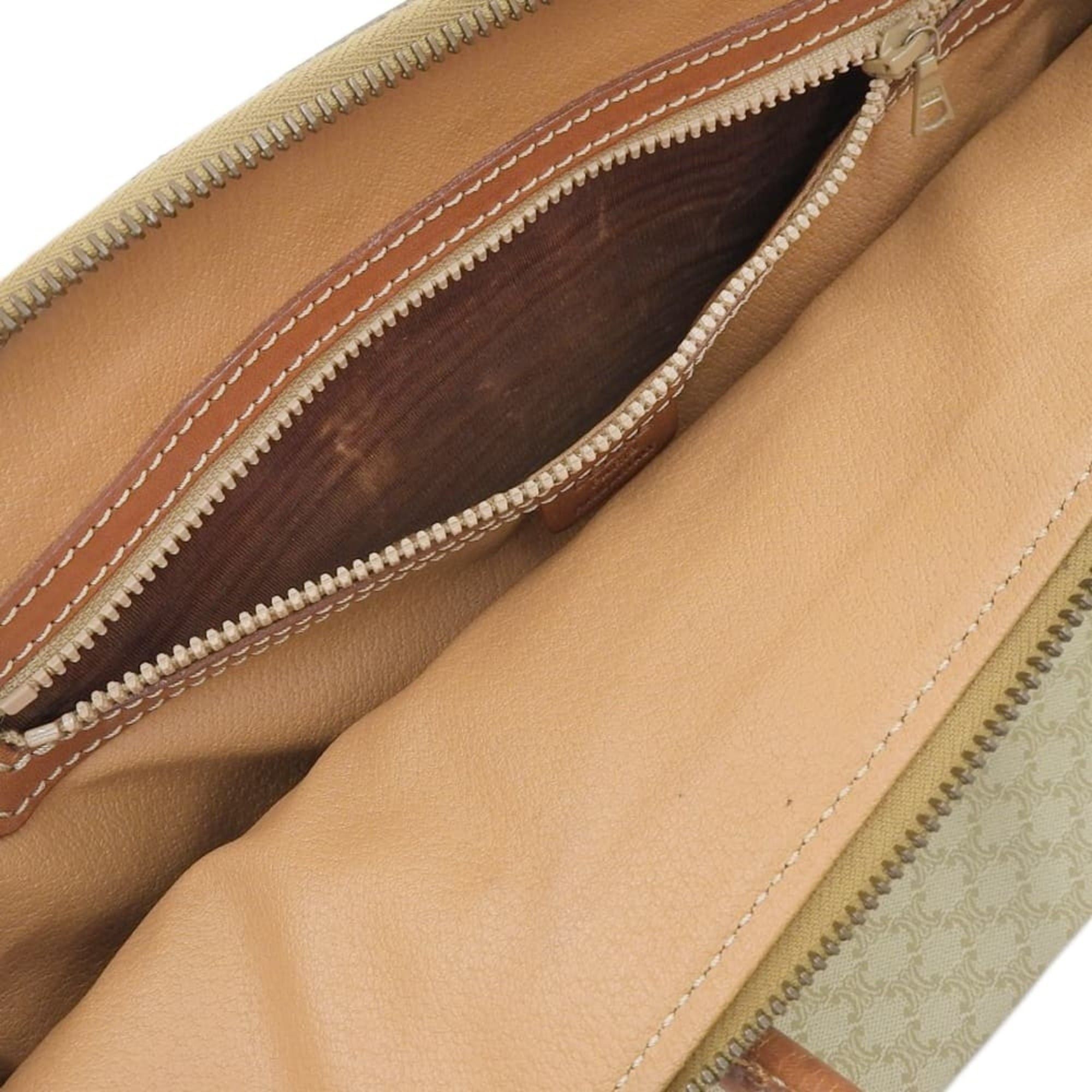 Celine Celine Macadam pattern Bolide-style handbag M95 Beige x Brown Size ONE SIZE - 9 Thumbnail
