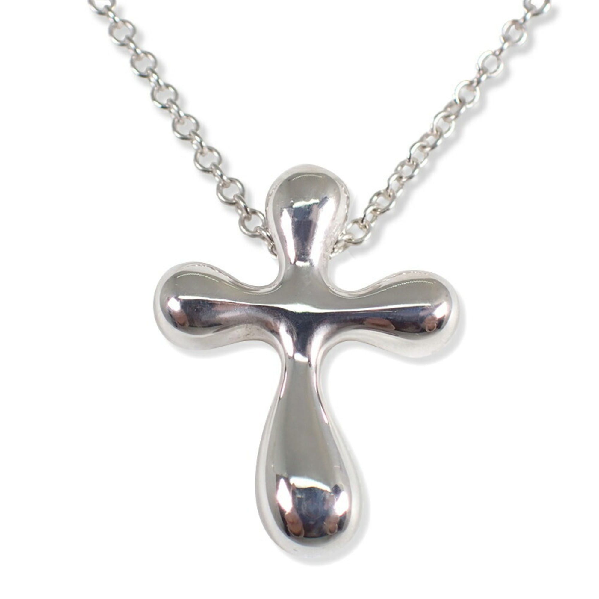 Tiffany & Co. TIFFANY & Co. 925 Small Cross Pendant Necklace Size ONE SIZE - 2 Thumbnail