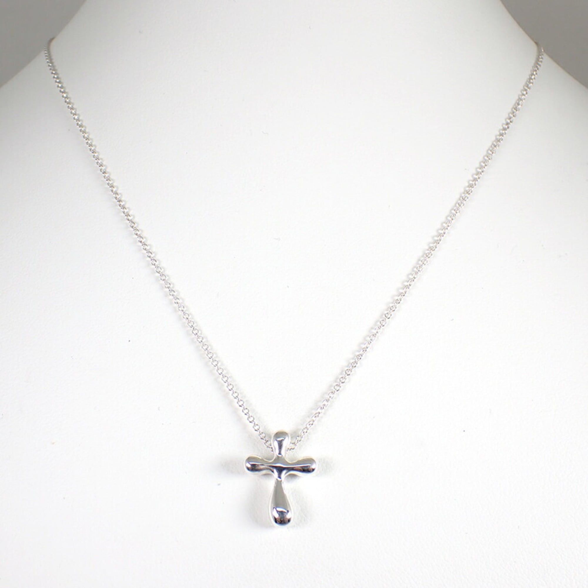 Tiffany & Co. TIFFANY & Co. 925 Small Cross Pendant Necklace Size ONE SIZE - 3 Thumbnail
