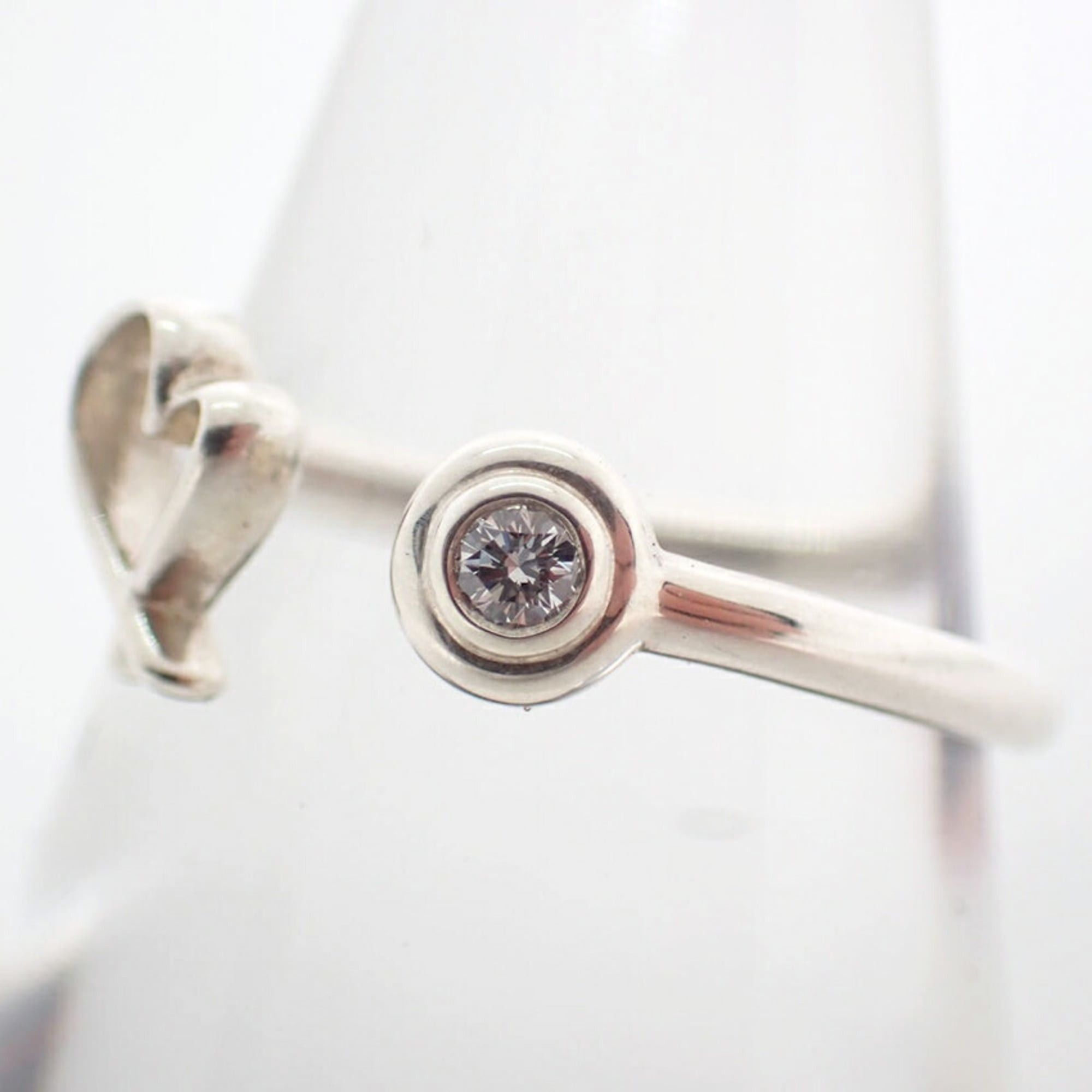 Tiffany & Co. TIFFANY & Co. 925 Diamond 1pc Loving Heart Wire Ring, Size 10 Size ONE SIZE - 4 Thumbnail
