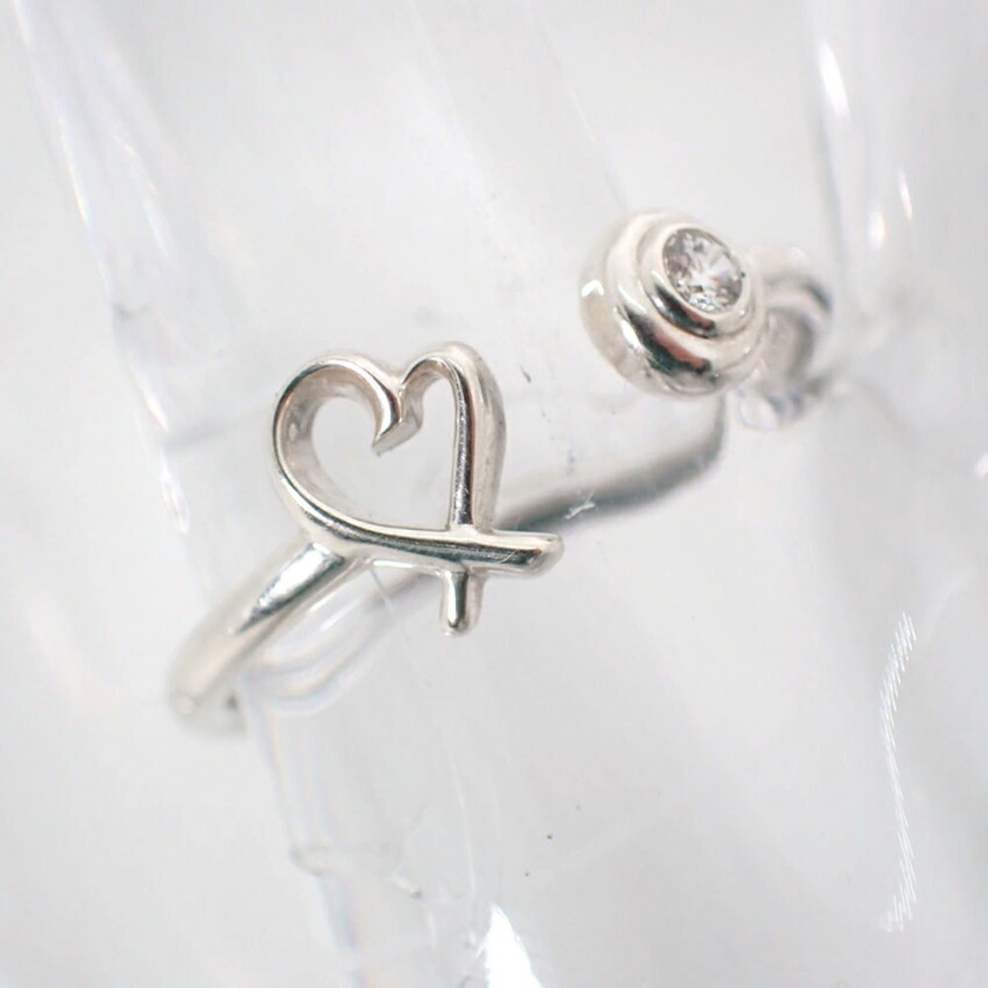 Tiffany & Co. TIFFANY & Co. 925 Diamond 1pc Loving Heart Wire Ring, Size 10 Size ONE SIZE - 6 Thumbnail