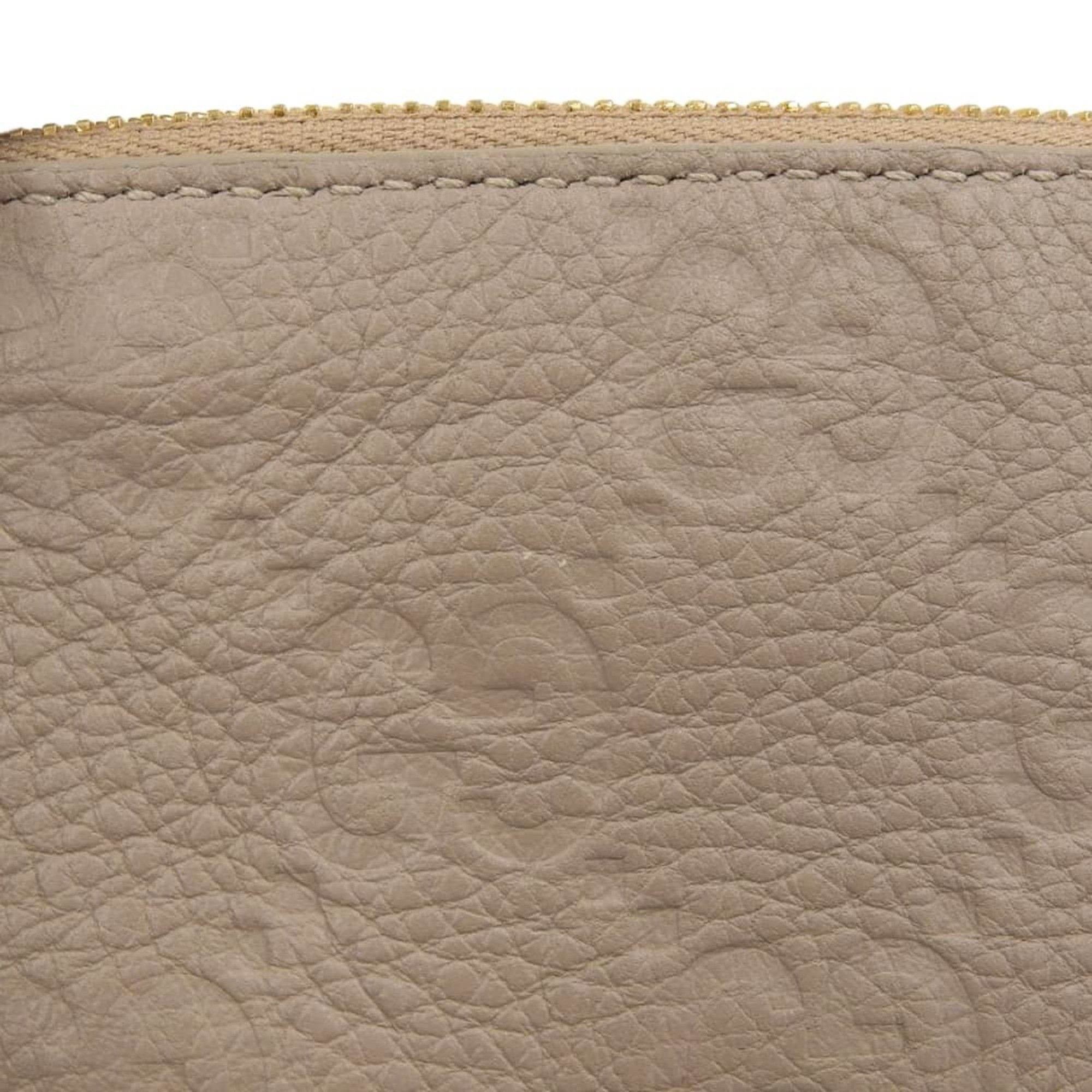 Gucci Gucci GG Emblem Key Case 815891 2184 Leather Beige Size ONE SIZE - 5 Thumbnail
