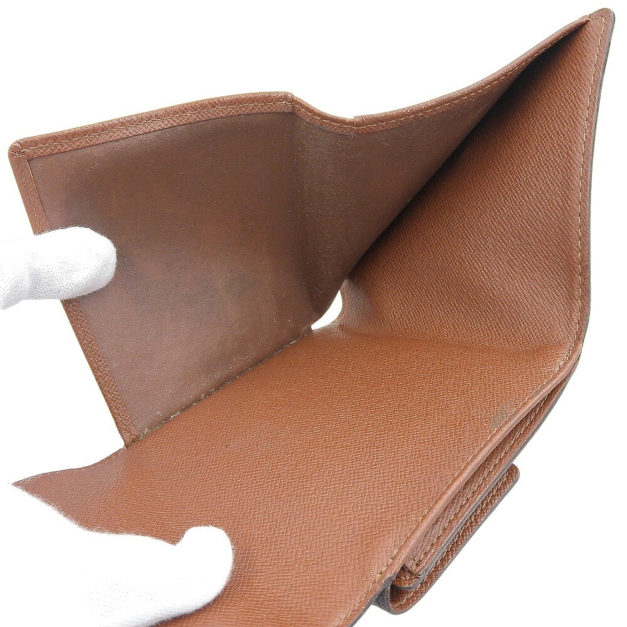 Louis Vuitton Louis Vuitton Monogram Portemonnaie Billet Carte Credit M61652 Bi-fold Wallet Size ONE SIZE - 3 Thumbnail