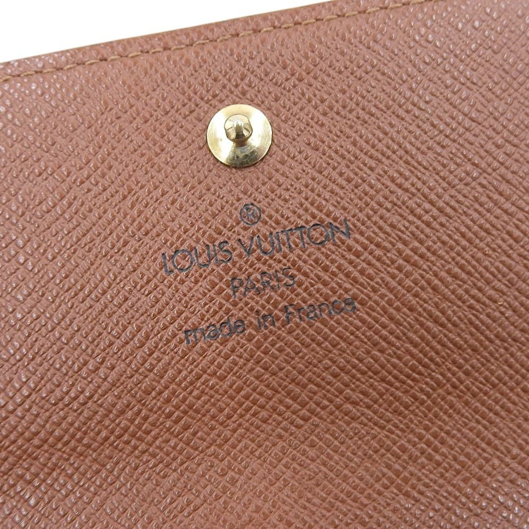 Louis Vuitton Louis Vuitton Monogram Portemonnaie Billet Carte Credit M61652 Bi-fold Wallet Size ONE SIZE - 10 Thumbnail