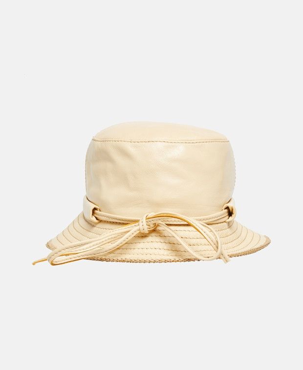 Jacquemus Leather bucket hat Size ONE SIZE - 2 Thumbnail