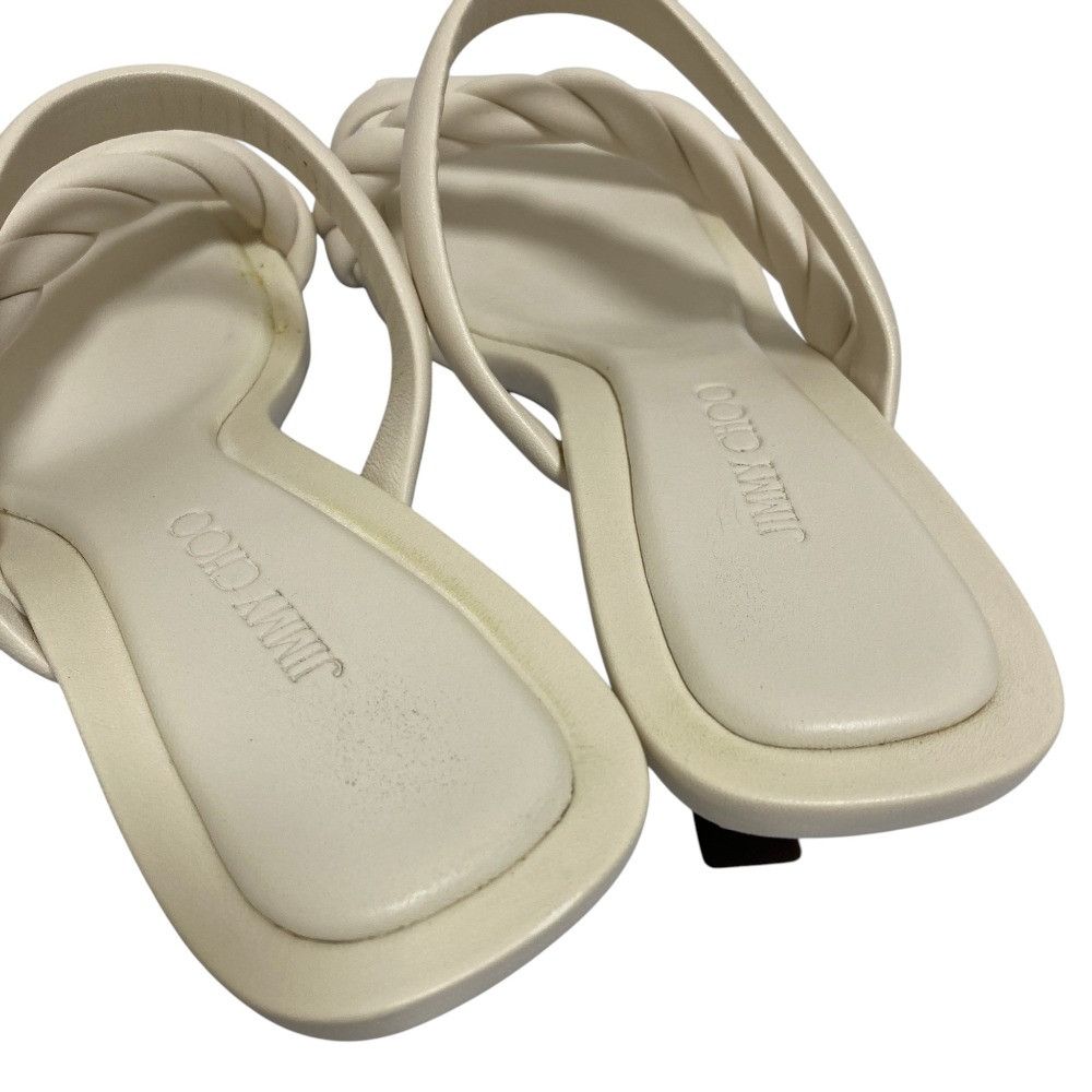 Jimmy Choo Jimmy Choo Jimmy Choo DIOSA Nappa Leather Sandals Leather Shoes DUTY FREE for USA Size ONE SIZE - 10 Thumbnail