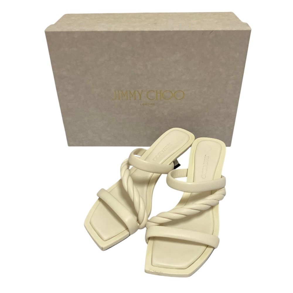 Jimmy Choo Jimmy Choo Jimmy Choo DIOSA Nappa Leather Sandals Leather Shoes DUTY FREE for USA Size ONE SIZE - 2 Thumbnail