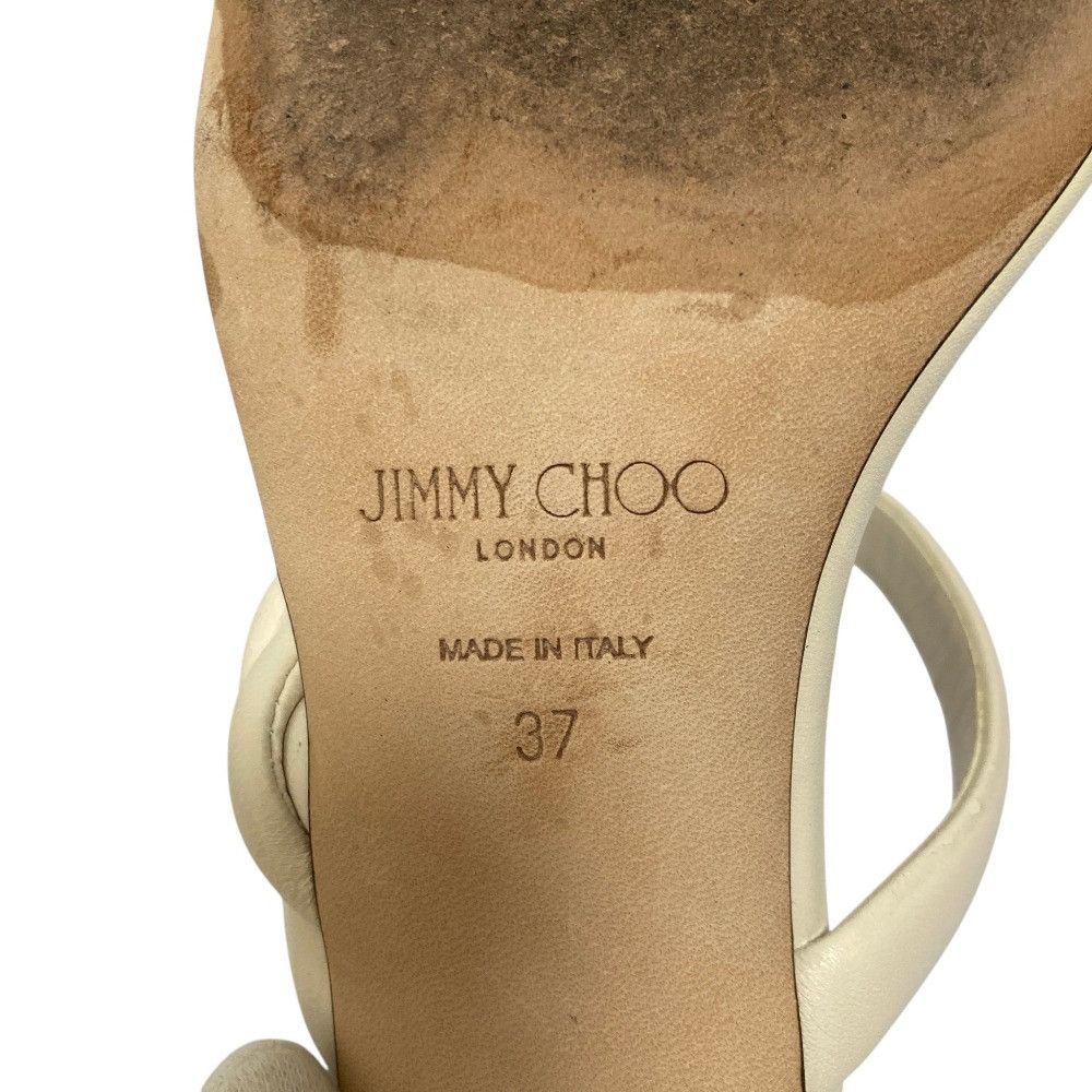 Jimmy Choo Jimmy Choo Jimmy Choo DIOSA Nappa Leather Sandals Leather Shoes DUTY FREE for USA Size ONE SIZE - 7 Thumbnail