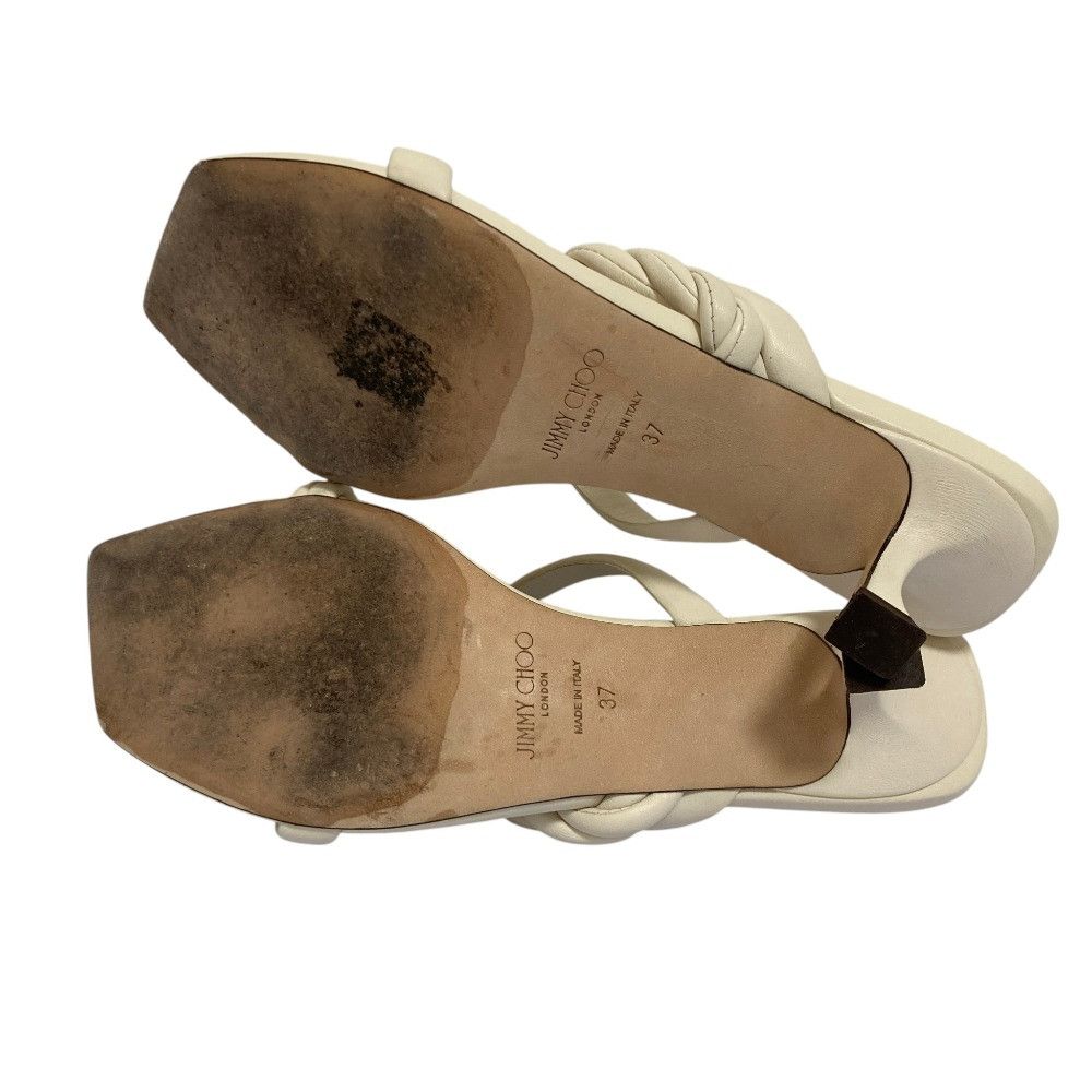 Jimmy Choo Jimmy Choo Jimmy Choo DIOSA Nappa Leather Sandals Leather Shoes DUTY FREE for USA Size ONE SIZE - 5 Thumbnail