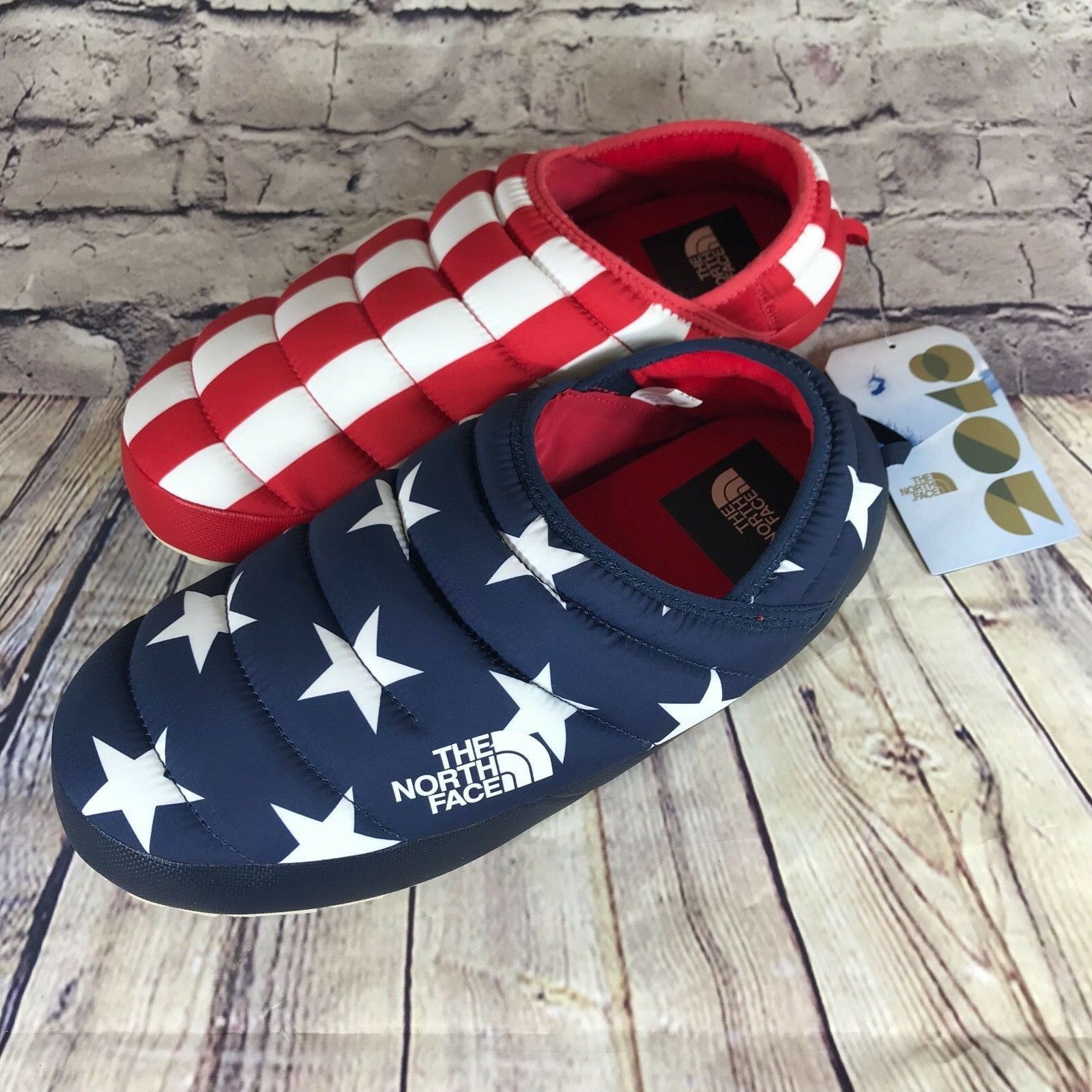 The North Face North Face America Flag Traction Star Mule Slippers Slides Size US 11 / EU 44 - 1 Thumbnail