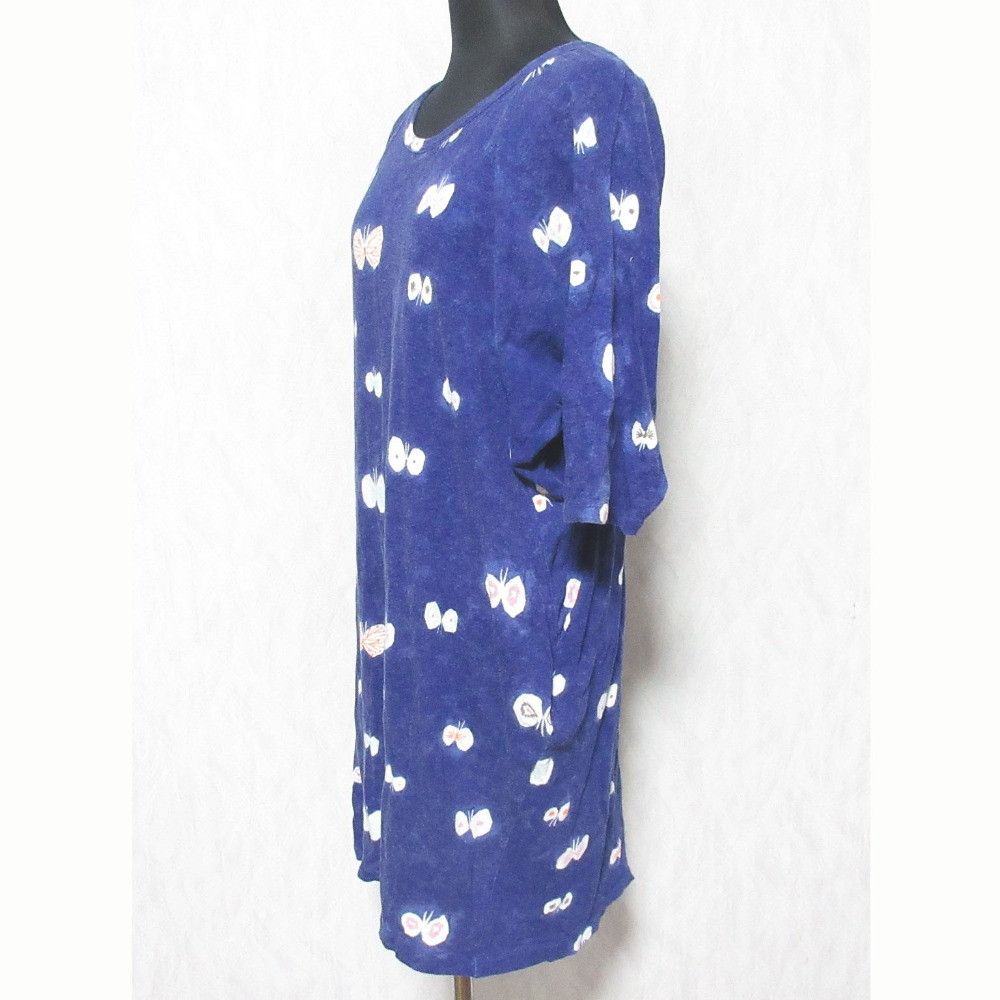 mina perhonen Mina Perhonen mina perhonen hana hane cotton dress Textile Dresses qa8409 DUTY FREE for USA Size ONE SIZE - 3 Thumbnail