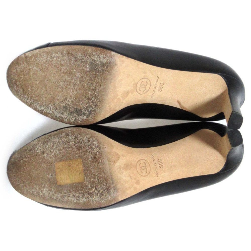Chanel Chanel Chanel High Heel Pumps Leather Shoes G33302 DUTY FREE for USA Size ONE SIZE - 9 Thumbnail