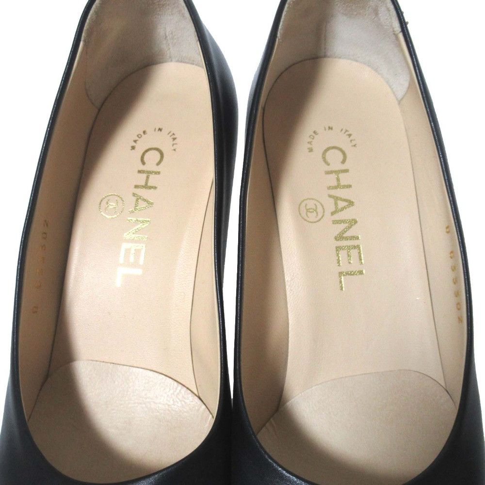 Chanel Chanel Chanel High Heel Pumps Leather Shoes G33302 DUTY FREE for USA Size ONE SIZE - 5 Thumbnail