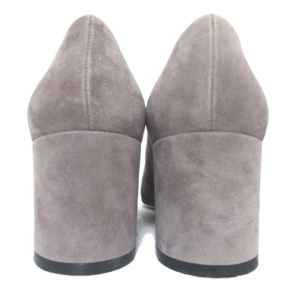 Salvatore Ferragamo Salvatore Ferragamo Salvatore Ferragamo Suede Chunky Heel Pumps Leather Shoes DUTY FREE for USA Size ONE SIZE - 3 Thumbnail