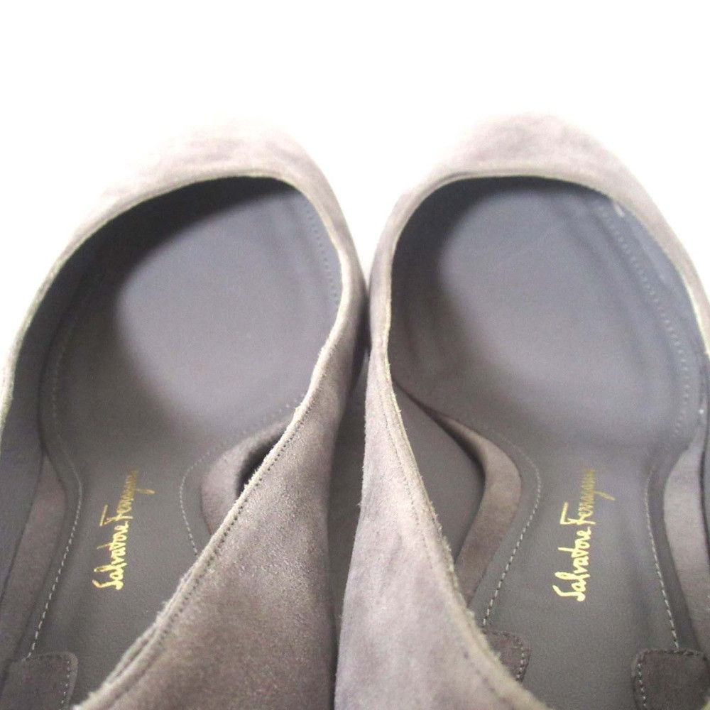 Salvatore Ferragamo Salvatore Ferragamo Salvatore Ferragamo Suede Chunky Heel Pumps Leather Shoes DUTY FREE for USA Size ONE SIZE - 6 Thumbnail