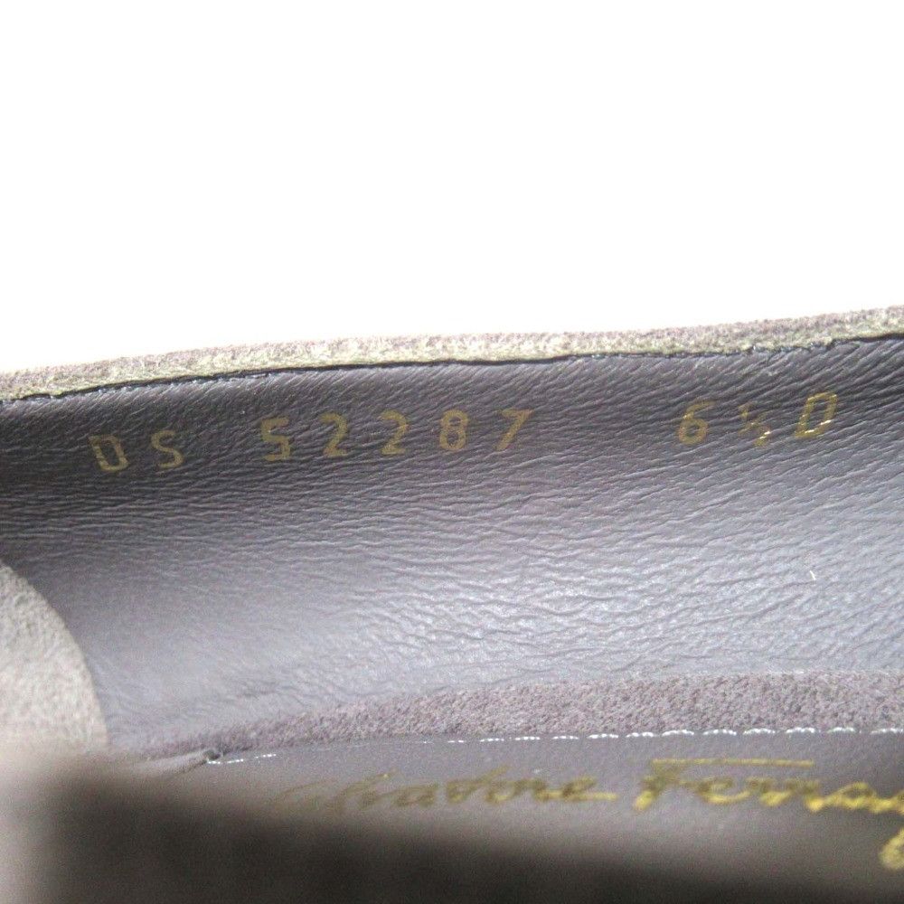 Salvatore Ferragamo Salvatore Ferragamo Salvatore Ferragamo Suede Chunky Heel Pumps Leather Shoes DUTY FREE for USA Size ONE SIZE - 8 Thumbnail