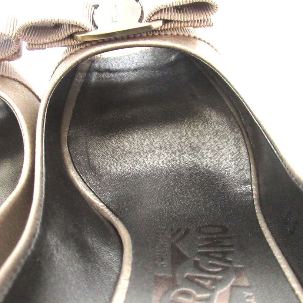 Salvatore Ferragamo Salvatore Ferragamo Salvatore Ferragamo leather high heel peep toe pumps Leather Shoes DUTY FREE for USA Size ONE SIZE - 8 Thumbnail