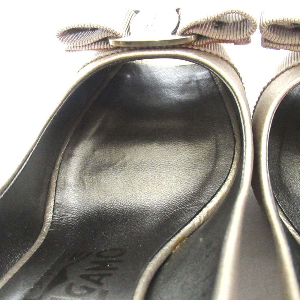 Salvatore Ferragamo Salvatore Ferragamo Salvatore Ferragamo leather high heel peep toe pumps Leather Shoes DUTY FREE for USA Size ONE SIZE - 7 Thumbnail