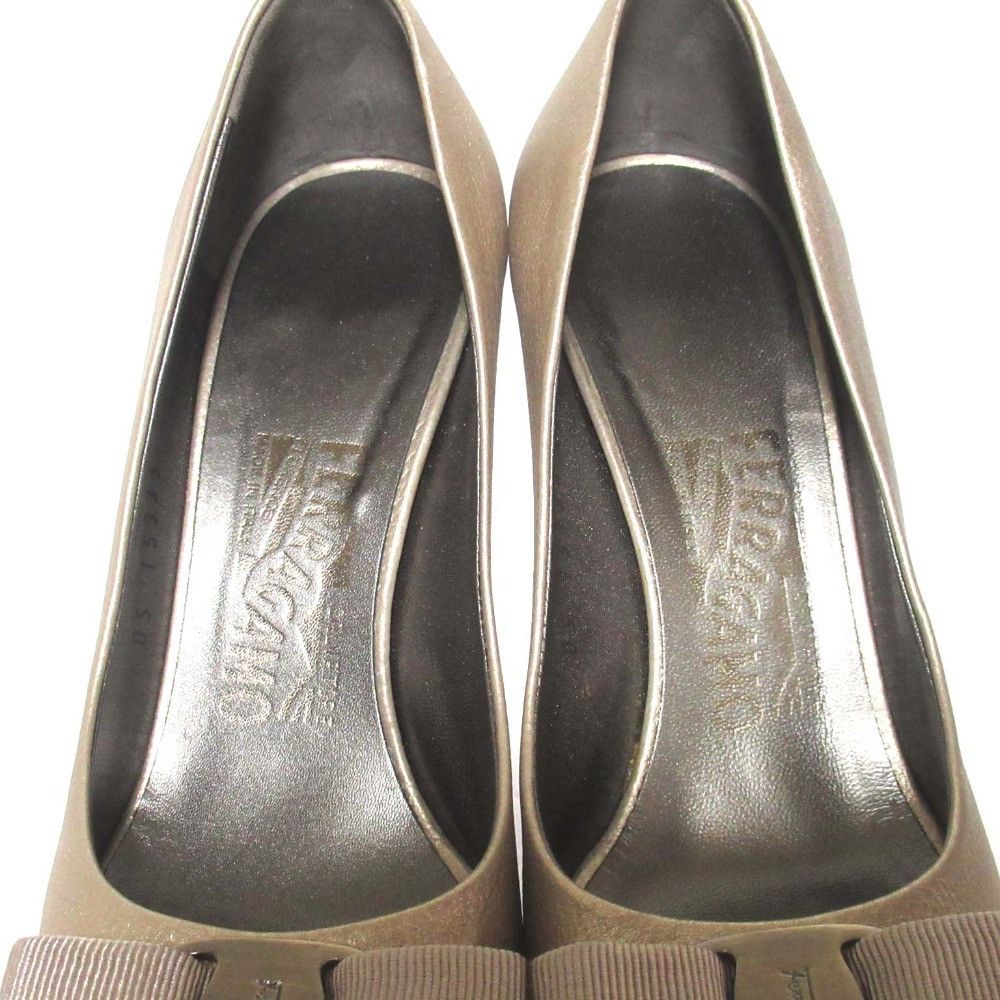Salvatore Ferragamo Salvatore Ferragamo Salvatore Ferragamo leather high heel peep toe pumps Leather Shoes DUTY FREE for USA Size ONE SIZE - 6 Thumbnail