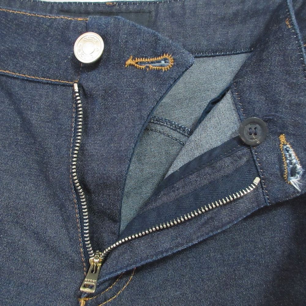 Gucci Gucci Gucci Denim Pants Textile Jeans DUTY FREE for USA Size ONE SIZE - 4 Thumbnail