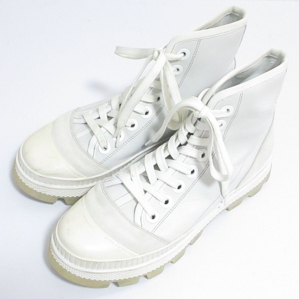 Jimmy Choo Jimmy Choo Jimmy Choo NORD/M Leather High Top Sneakers Leather Shoes NORD/M DUTY FREE for USA Size ONE SIZE - 2 Thumbnail
