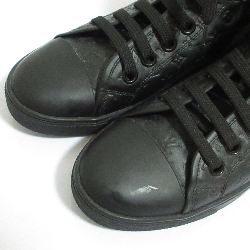 Louis Vuitton Louis Vuitton Louis Vuitton Monogram Emboss High Cut Sneakers Leather Shoes DUTY FREE for USA Size ONE SIZE - 13 Thumbnail