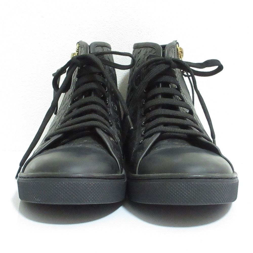 Louis Vuitton Louis Vuitton Louis Vuitton Monogram Emboss High Cut Sneakers Leather Shoes DUTY FREE for USA Size ONE SIZE - 3 Thumbnail