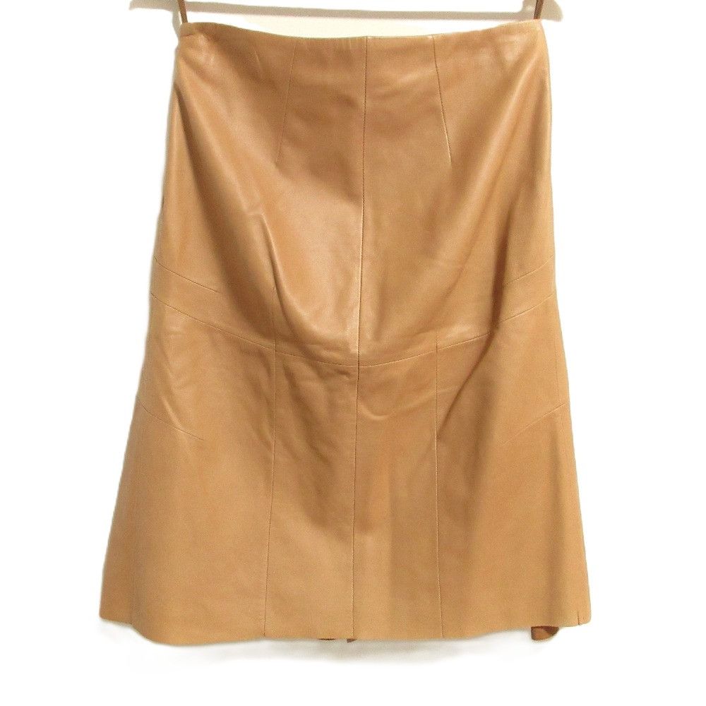 Loewe Loewe Loewe Lambskin Skirt Leather Skirts DUTY FREE for USA Size ONE SIZE - 2 Thumbnail