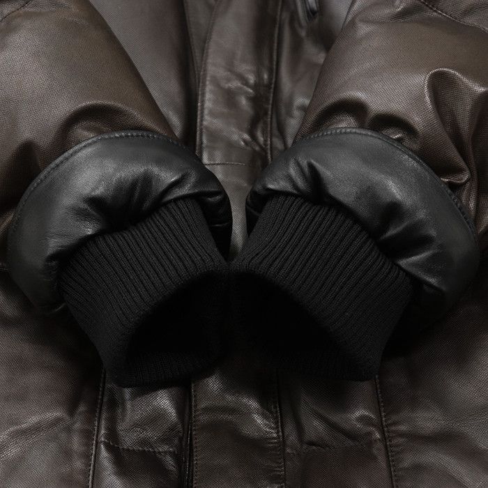 Other Other Brioni Leather Nubuck Nutria Down Coat Leather Outerwear DUTY FREE for USA Size ONE SIZE - 16 Thumbnail