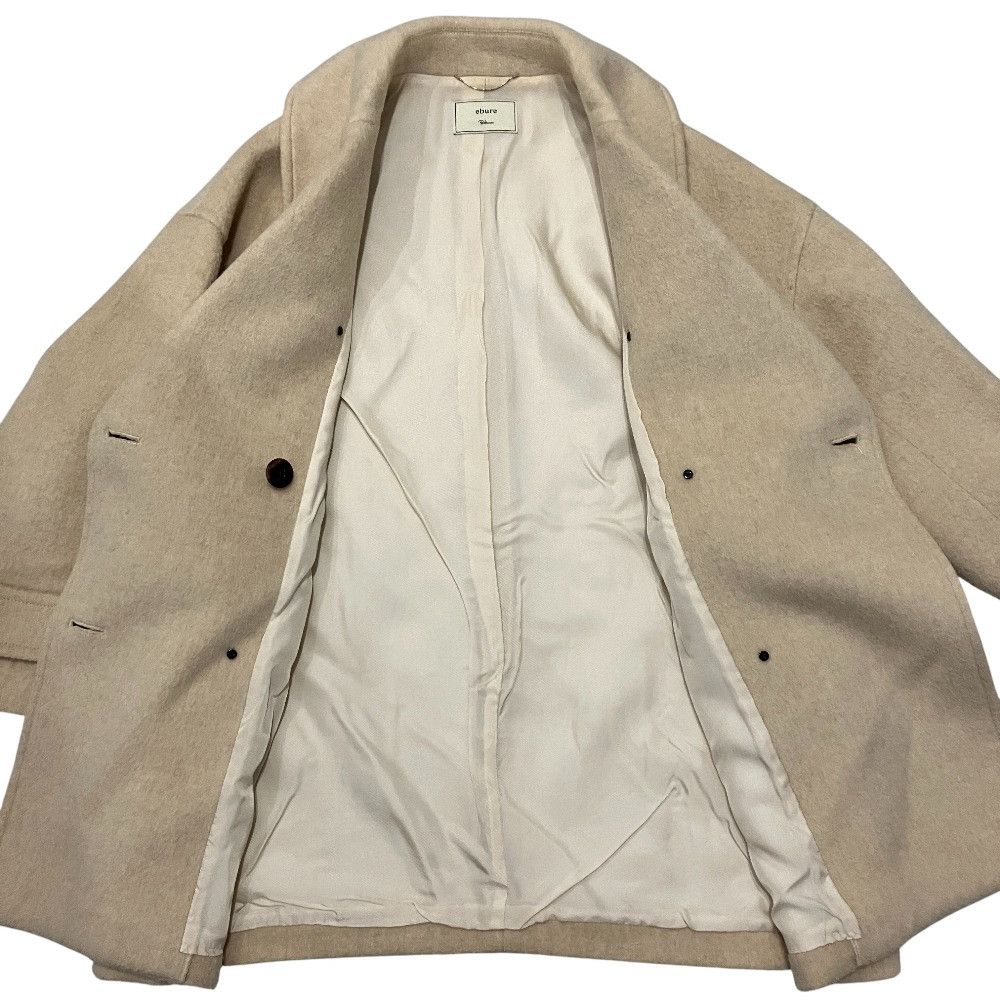 Other Other ebure Super 100s Beaver Wool Double Breasted Coat Textile Outerwear 3010200126 DUTY FREE for USA Size ONE SIZE - 3 Thumbnail