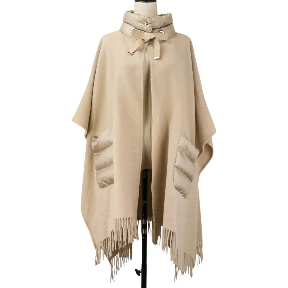 Other Other Herno A-Shape Wool Cashmere Poncho Coat Textile Outerwear 74494-72126-1 DUTY FREE for USA Size ONE SIZE - 2 Thumbnail
