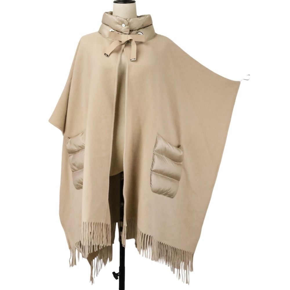 Other Other Herno A-Shape Wool Cashmere Poncho Coat Textile Outerwear 74494-72126-1 DUTY FREE for USA Size ONE SIZE - 3 Thumbnail
