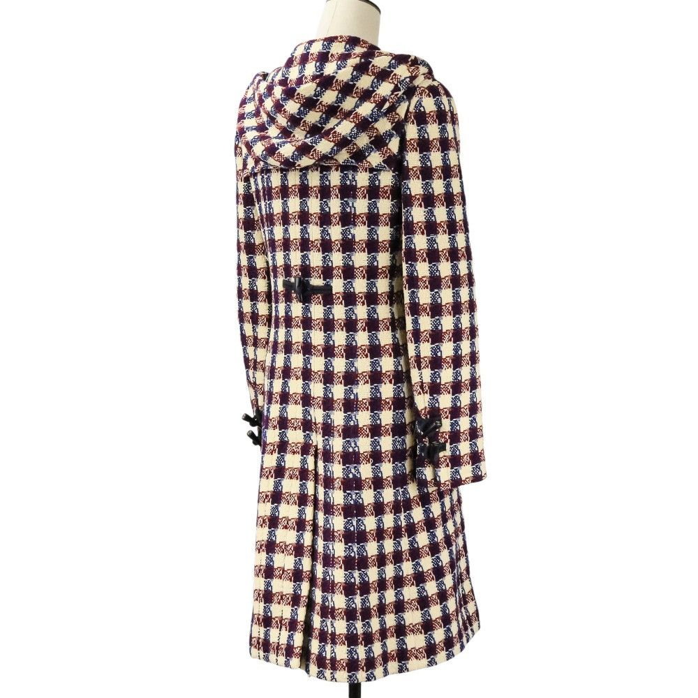 Chanel Chanel Chanel Tweed Check Coat Textile Outerwear P29307 DUTY FREE for USA Size ONE SIZE - 5 Thumbnail
