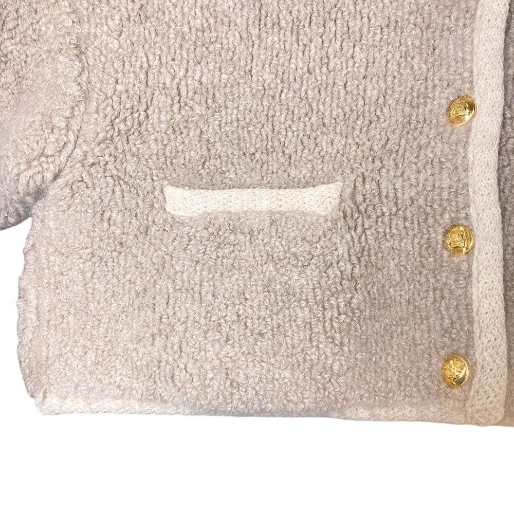 Celine Celine Celine Alpaca Wool Boa Jacket Cardigan Textile Outerwear 2A50Z245P DUTY FREE for USA Size ONE SIZE - 4 Thumbnail