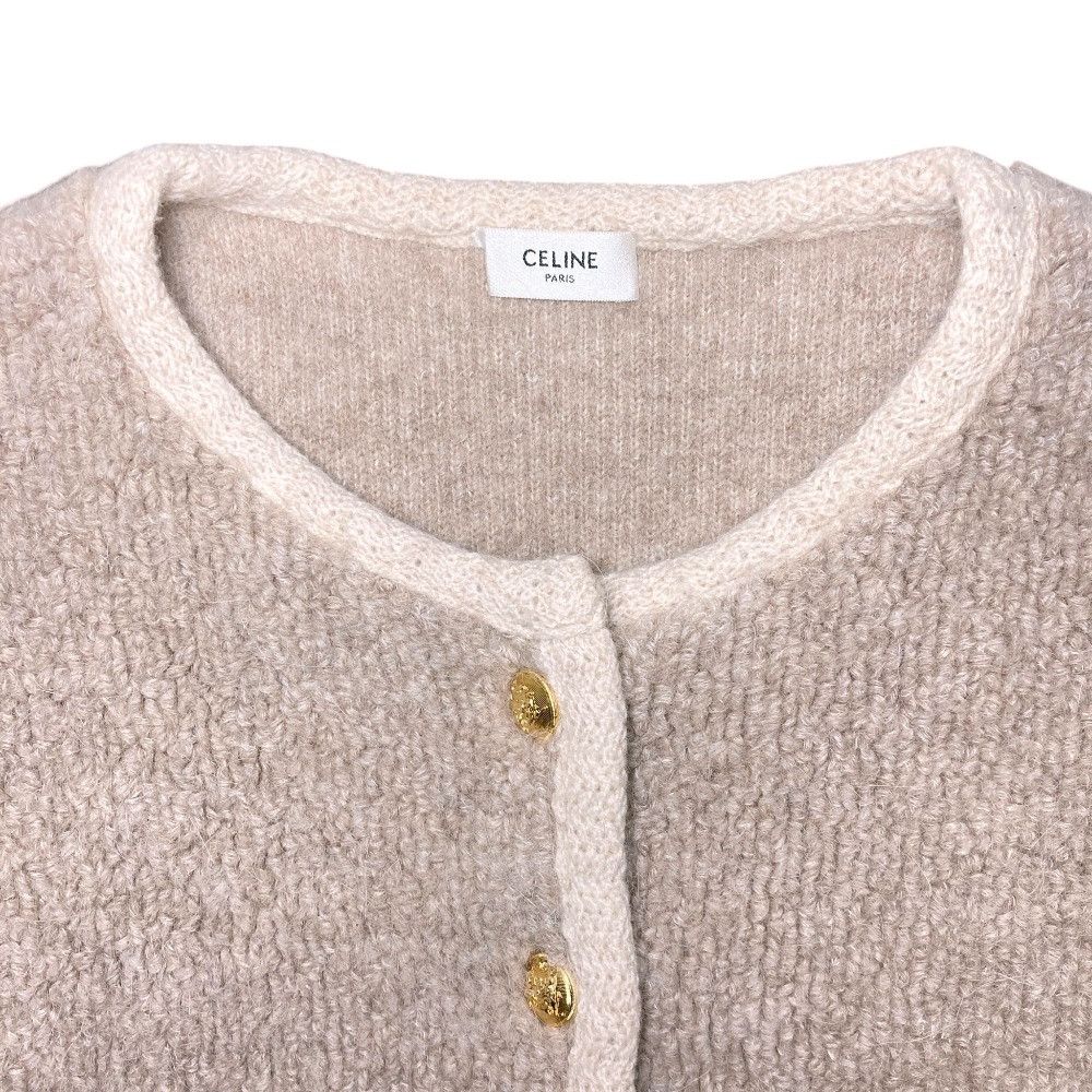 Celine Celine Celine Alpaca Wool Boa Jacket Cardigan Textile Outerwear 2A50Z245P DUTY FREE for USA Size ONE SIZE - 3 Thumbnail