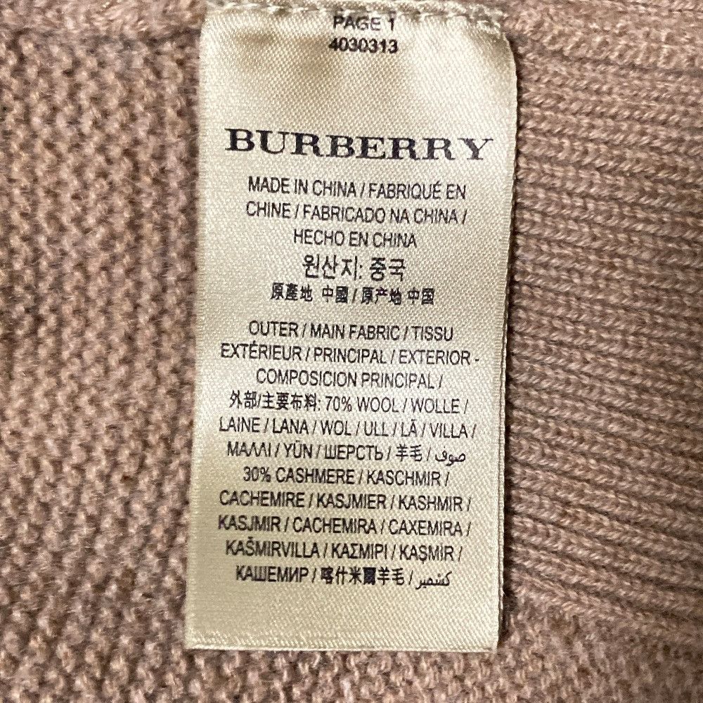 Burberry Burberry Burberry Cashmere Blend Wool Sweater Textile Tops DUTY FREE for USA Size ONE SIZE - 4 Thumbnail