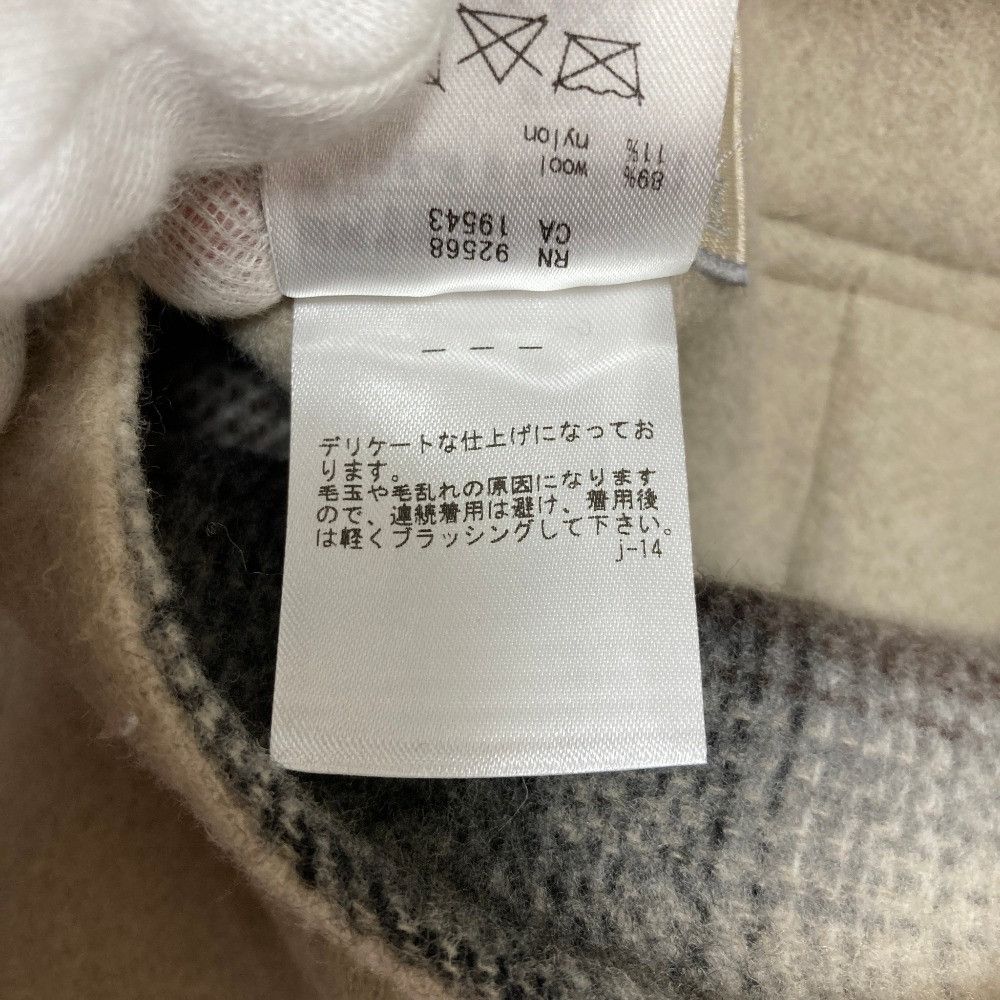 Other Other Jiyuku Wool Reversible Hooded Short Coat Textile Outerwear SCWRNW0404 DUTY FREE for USA Size ONE SIZE - 12 Thumbnail
