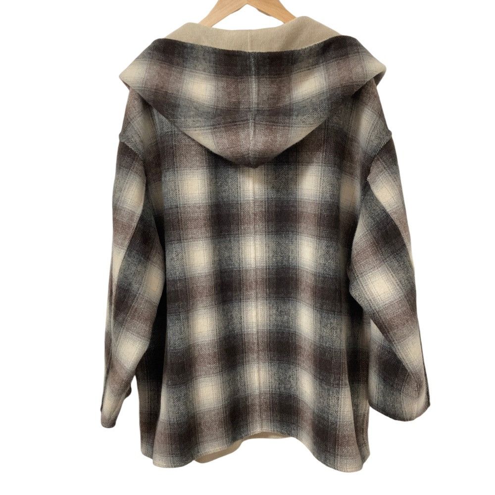 Other Other Jiyuku Wool Reversible Hooded Short Coat Textile Outerwear SCWRNW0404 DUTY FREE for USA Size ONE SIZE - 2 Thumbnail