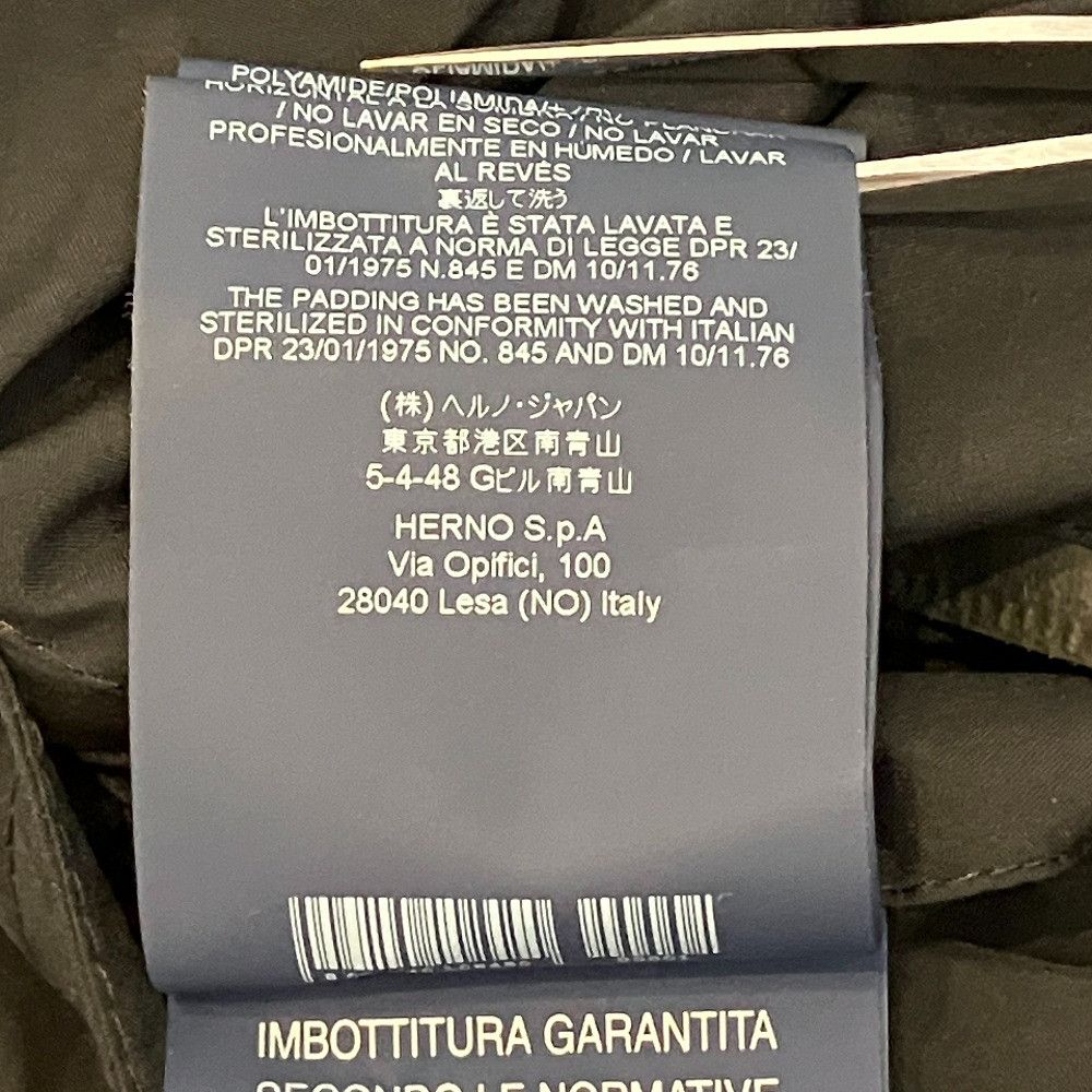Other Other Herno GORE-TEX Laminar Down Coat Textile Outerwear DUTY FREE for USA Size ONE SIZE - 11 Thumbnail