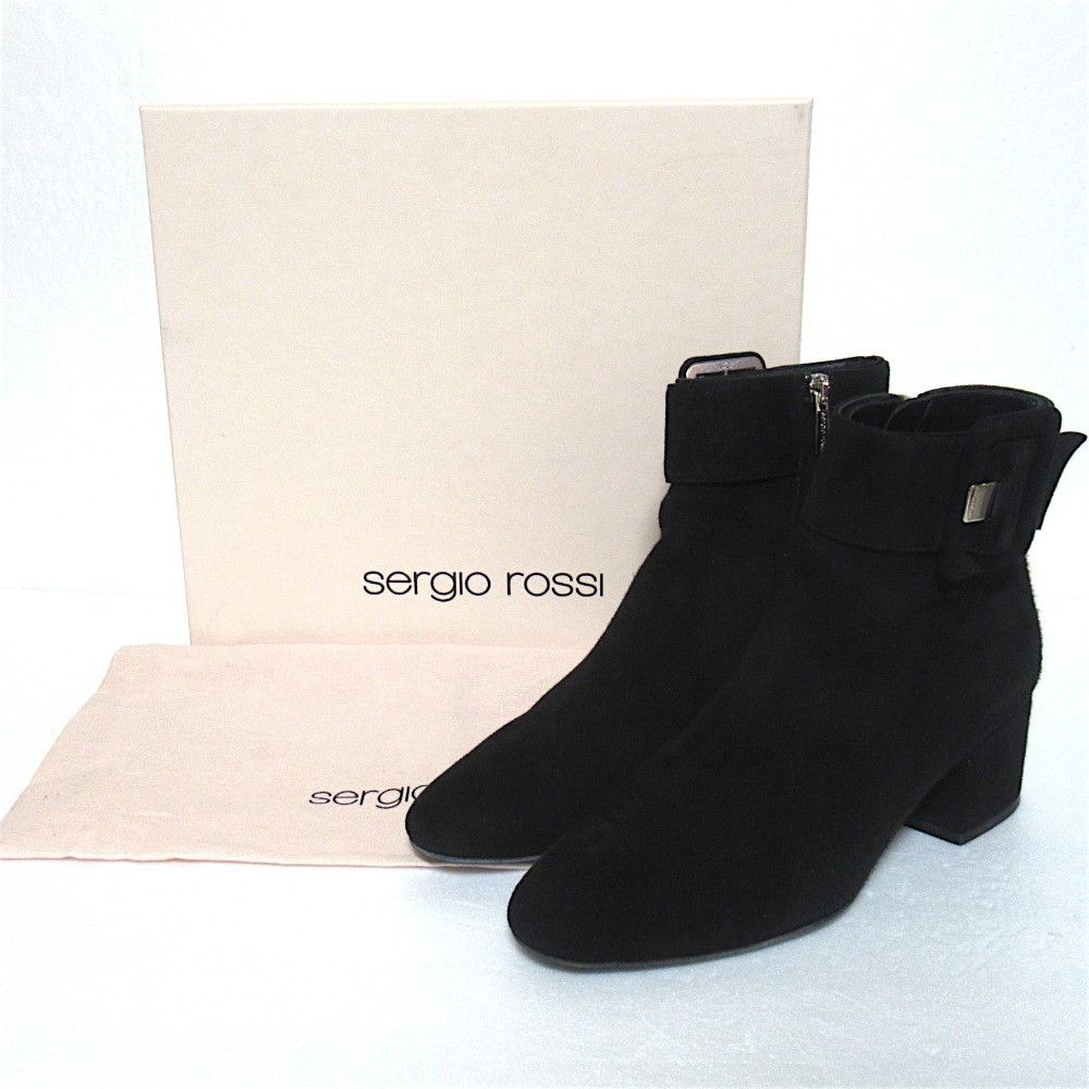 Other Other Sergio Rossi Suede Ankle Boots Leather Shoes DUTY FREE for USA Size ONE SIZE - 10 Thumbnail