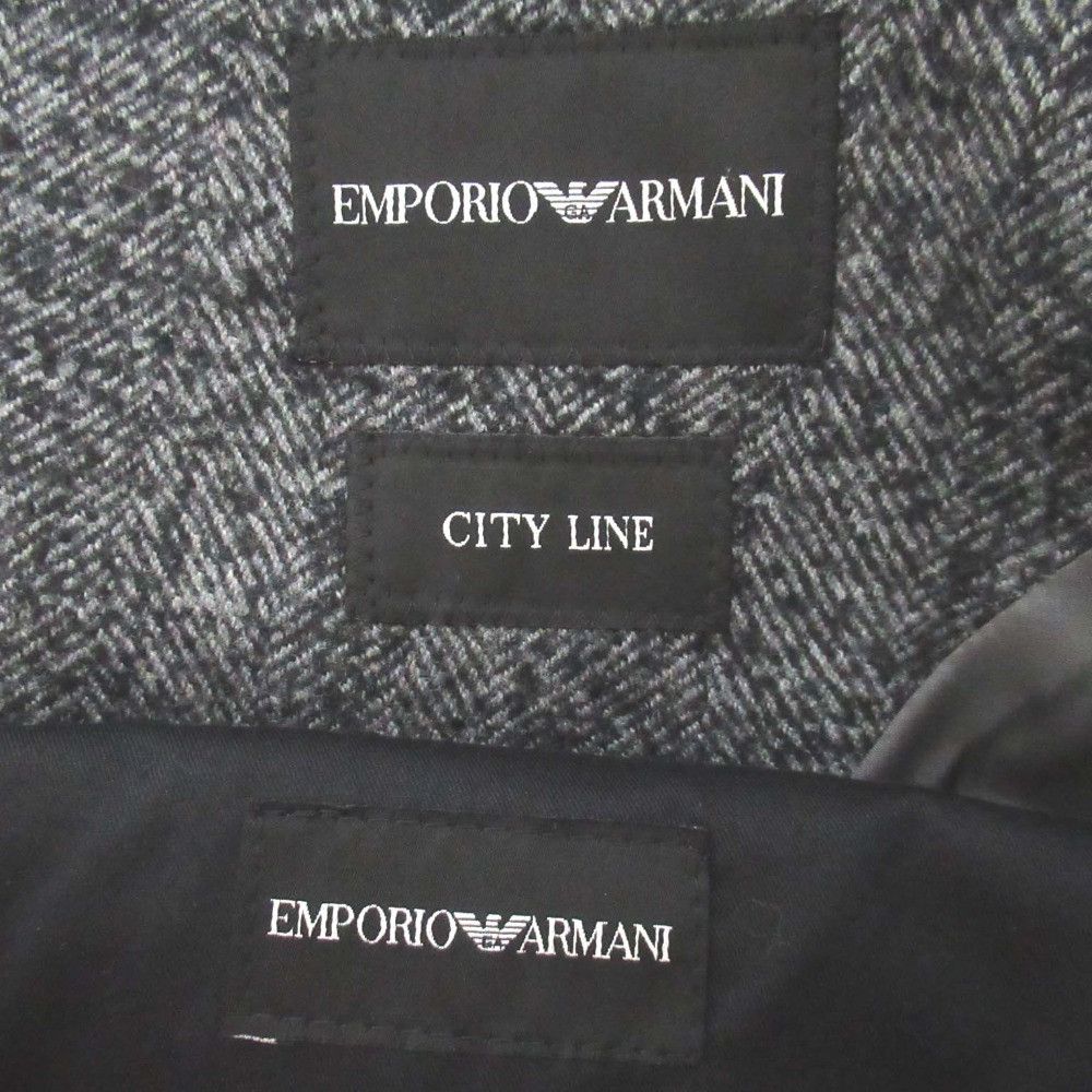 Emporio Armani Emporio Armani Emporio Armani City Line Wool Herringbone Suit Set Textile Suits DUTY FREE for USA Size ONE SIZE - 12 Thumbnail