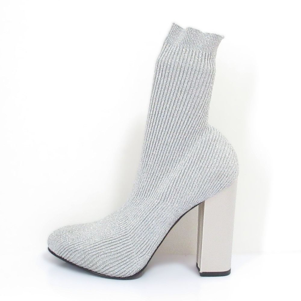 Other Other Le Silla Lame Knit Short Boots Textile Shoes DUTY FREE for USA Size ONE SIZE - 3 Thumbnail