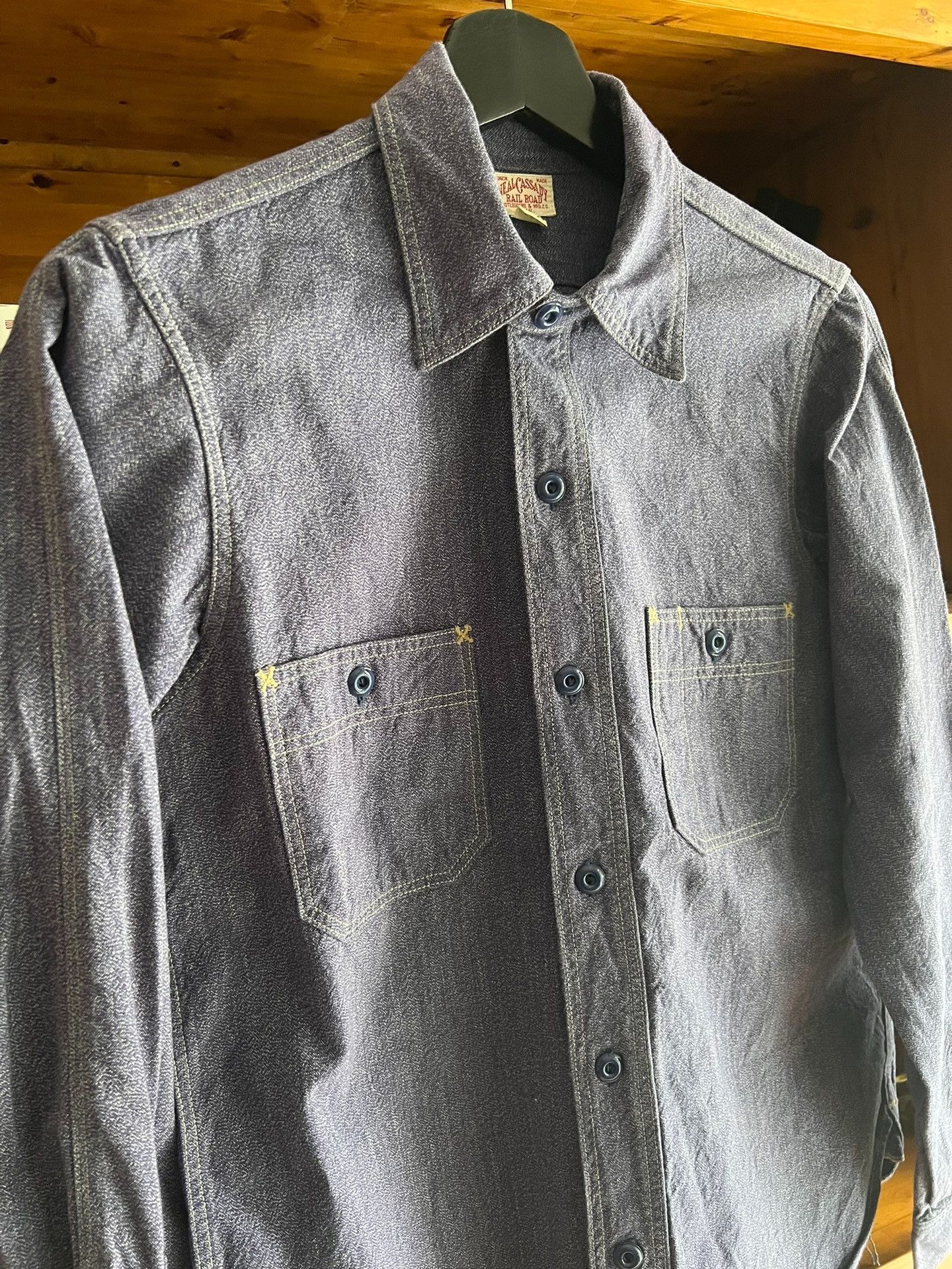 Freewheelers Freewheelers Indigo Selvedge Work Shirt Size US M / EU 48-50 / 2 - 3 Thumbnail